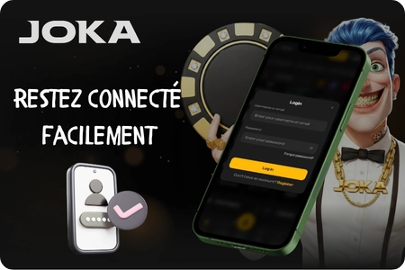 Formulaire de connexion sur Joka Casino
